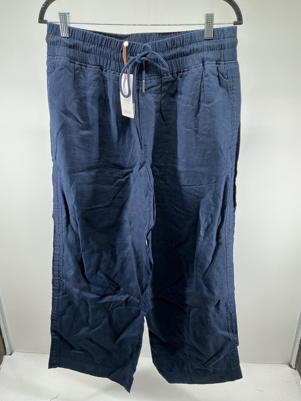 100% European Linen Wide Leg Pants - 30"